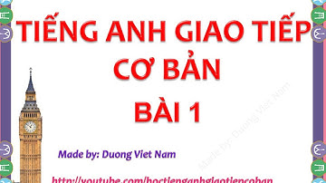 Học tiếng anh giao tiếp cơ bản bài 1 | luyện nghe nói phản xạ hàng ngày | học tiếng anh 24/7