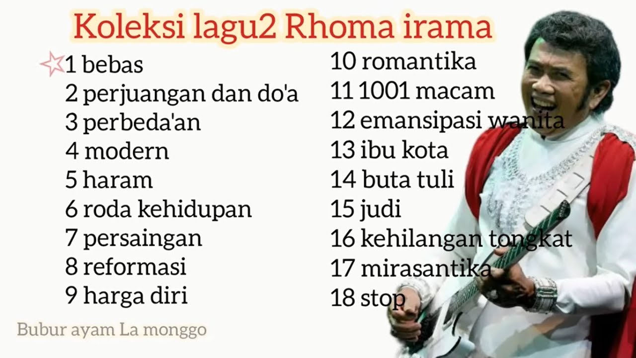 koleksi lagu lagu Rhoma irama