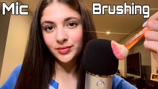 ASMR Mouth Sounds + Mic Brushing + Hand Movements