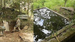 Building a granite water tank