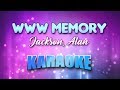 Jackson, Alan - Www Memory (Karaoke & Lyrics)