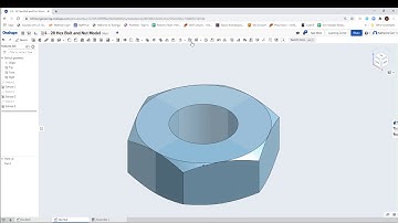 OnShape 1 4   28 Hex Nut