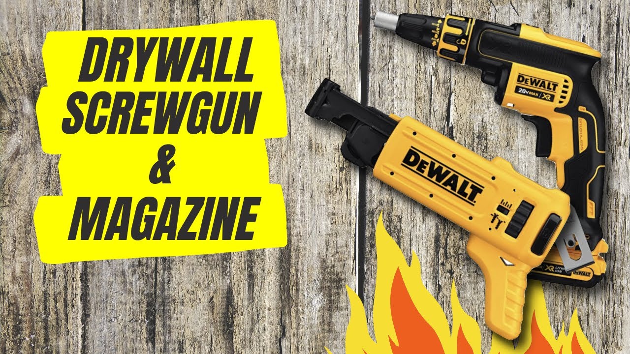 Dewalt Screw Gun + Collated Magazine = CRAZY FAST! Everything you need to  know in 3 minutes. - YouTube