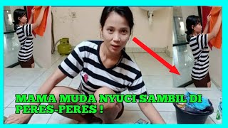 intip mama muda nyuci lagi