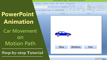 PowerPoint Animation | Car Animation | How to Create Animation in PowerPoint