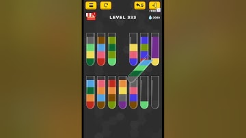 #new Water Color Sort Puzzle level 333 #WaterColorSortPuzzle #game #games