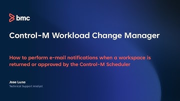 How to enable email notifications for Control-M Workload Change Manager after workspace updates?