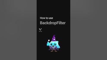 Backdrop Filter Widget In Flutter