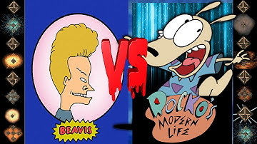 Beavis (Mike Judge) vs Rocko (Rocko