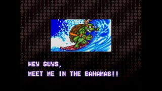 Michaelangelo Longplay TMN Tournament Fighters, Longplay + Ending, Max Difficulty, No Continues