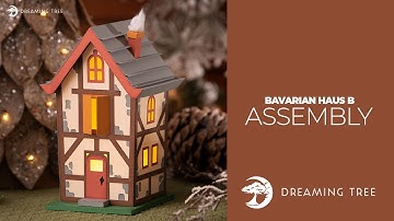 SVG File - Bavarian Haus B - Assembly Tutorial (For Cricut, Silhouette, and ScanNCut)