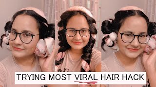 Testing Weird Hair Hack for LAZY PEOPLE!