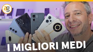 I MIGLIORI SMARTPHONE medio gamma. GALAXY A54 PIXEL 7 XIAOMI redmi 12 REALME 11 MOTO EDGE 40 POCO F5