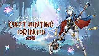 ASMR | Chest Hunting For Ineffa ✨🫧 | Tapping & Inaudible Whispering | Genshin Impact 
