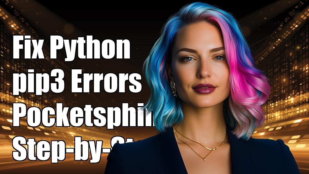 Fixing Python pip3 Pocketsphinx Installation Errors: Step-by-Step Guide ...