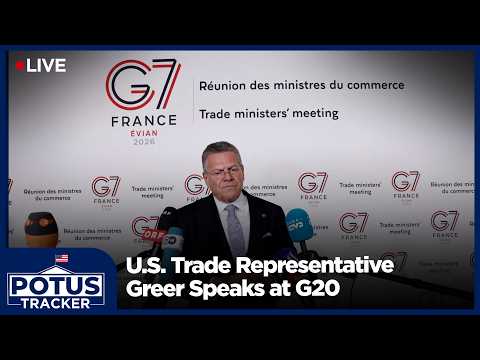 🔴LIVE : U.S. Trade Representative Greer Speaks at G20 | AF112