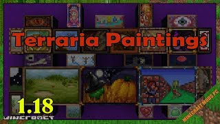 Terraria Paintings (Forge) Mod 1.18 Download - How to install it for Minecraft PC screenshot 1
