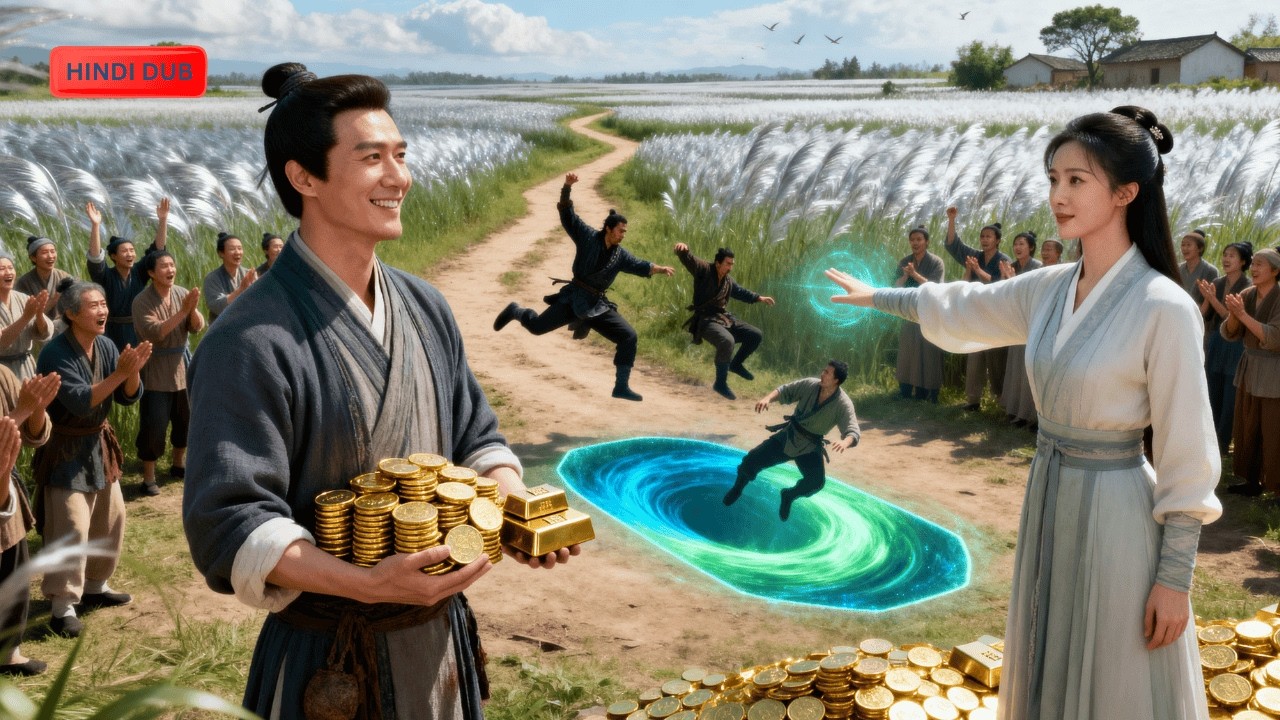 【Hindi Dub】🪙 अतीत में लौटा युवक, अनोखी पत्नी संग ठगों को हराकर एक महीने में अरबपति बना 🔥💰