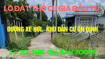 (Ms 16♥️Đã Bán) Bán Đất Thổ Cư Cần Giuộc Giá Rẻ | Bđs Long An