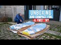 Unboxing acompact foil   presentation  test windfoil
