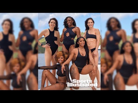 WNBA Stars Pose for Sports Illustrated Swimsuit - YouTube
