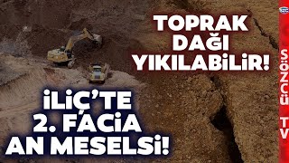 Erzincan İliçte Toprak Dağı Yıkılabilir Köylüler Su İçemiyor Felaket Büyüyor