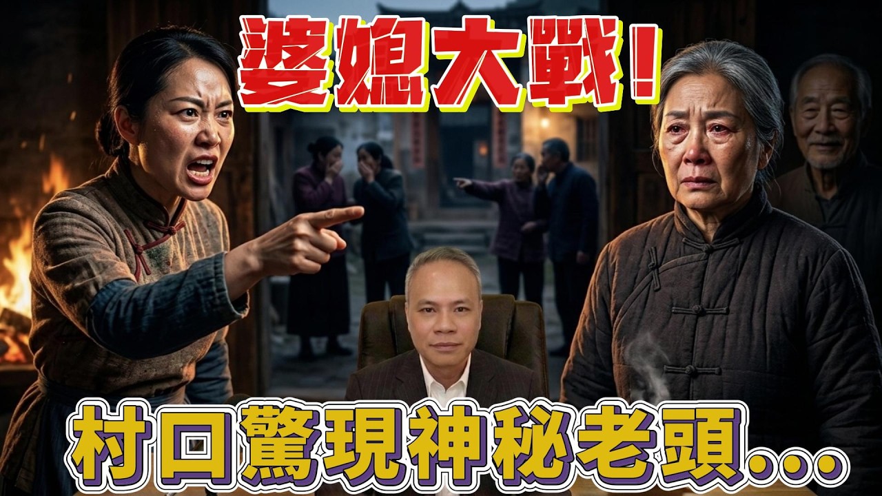 婆媳大戰！村口驚現神秘老頭…真相太揪心！#情感故事 #搞笑 #天華