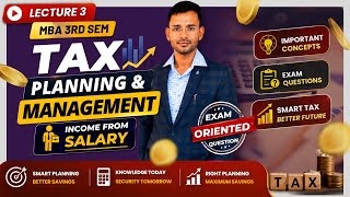 How to Solve Income from Salary Problems | Tax Planning & Management
