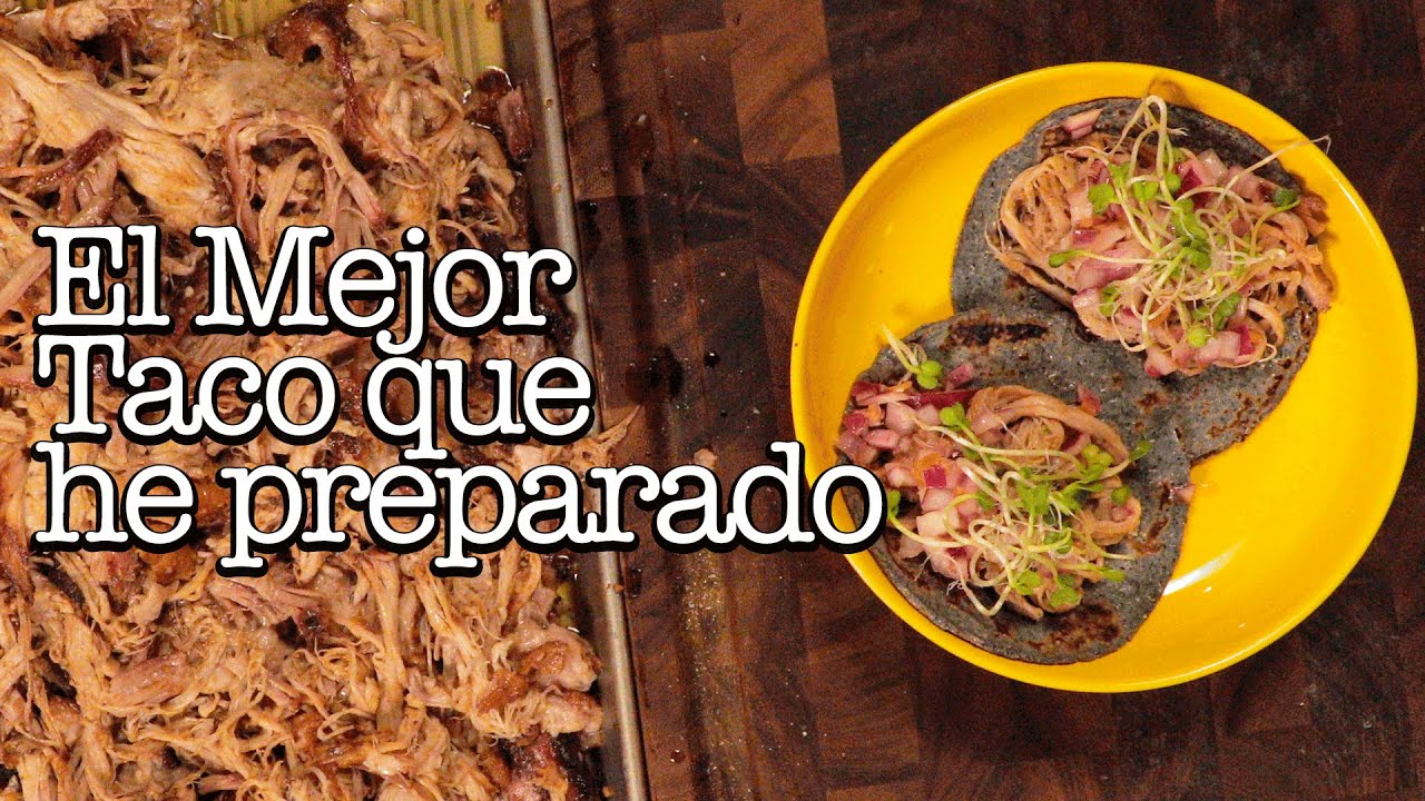 El MEJOR TACO que he preparado (Pork belly ahumado) | Munchies Lab