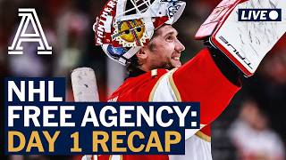 NHL Free Agency: Day 1 Recap | LIVE