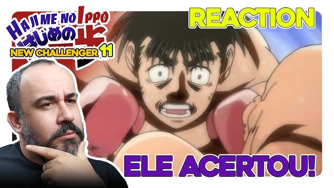 Hawk s0c0u o véio! HAWK VS TAKAMURA COMEÇA!  REACT hajime no ippo new  challenger episódio 19 