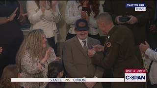 Andrew Wolfe And Late Sarah Beckstrom Awarded Purple Heart During State Of The Union.