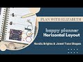 Plan with Me | Horizontal Layout | Nordic Brights | Twin Loop | Happy Planner