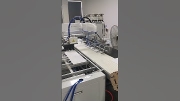 Folding Gift Box Automatic Production Line.#giftboxfactory #giftboxcustom #foldinggiftbox #giftbox