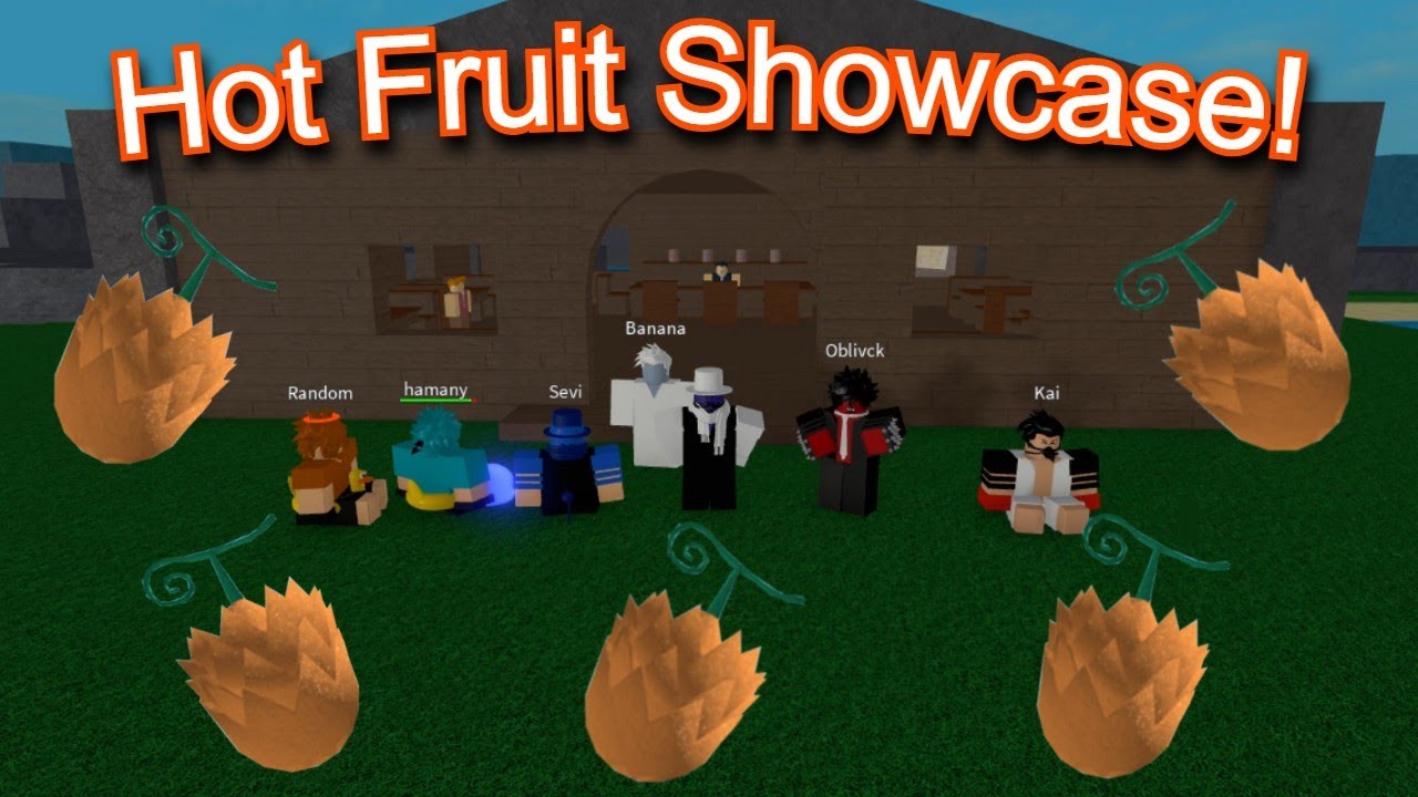 Hot Fruit Showcase - Roblox One Piece Legendary