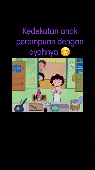 Kedekatan anak perempuan dengan ayahnya 😊 #animasi #ayah #anak