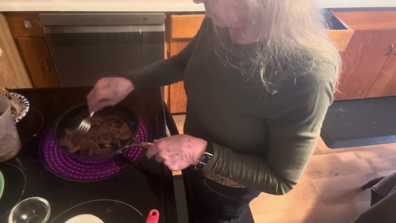 Lunch on March 3, 2026.    Brisket with sour cream and butter sauce