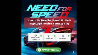 How to Fix Need for Speed: No Limits App Login Problem I Step by Step screenshot 5