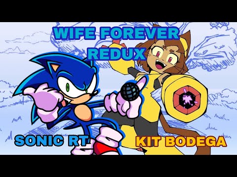 🎵Wife Forever-Redux💞||but Sing it Sonic RT 🌀🦔 vs Kit🐈🎮 by Gameoverse||Cover🎤🎵#apoyo#fnf#gameoverse