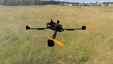 Quadcopter drone 3D animation