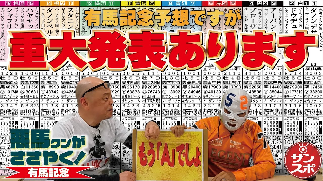 2024有馬記念】世相馬券＆重大発表あります。 - YouTube