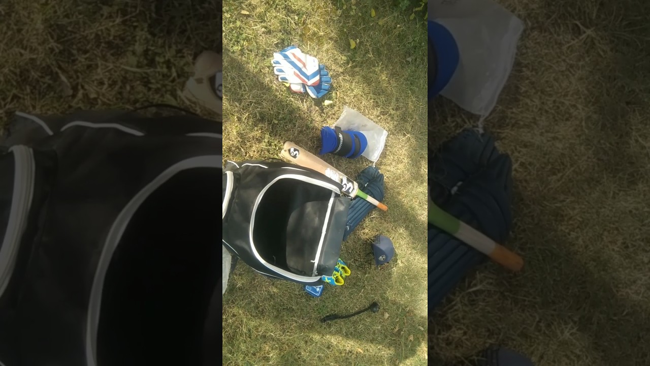 My new sg CRICKET kit 😱