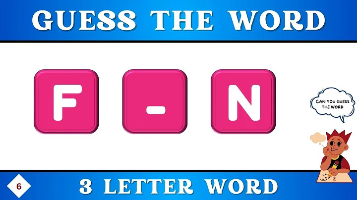 Fill in the missing letters and Complete the words (3 letter words) | Word puzzle game - #6