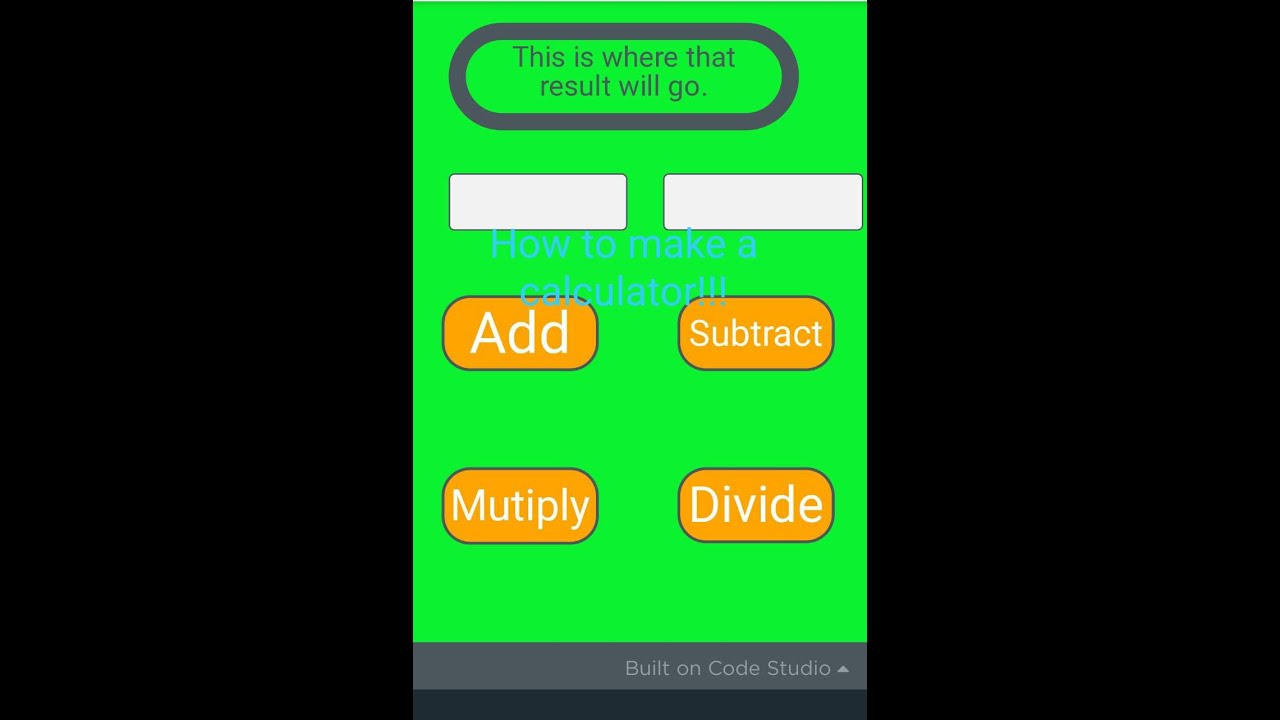 How to make a calculator in in very simple way in just 10