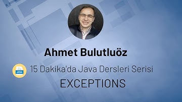 Java 12 - 30 Dakikada Exceptions