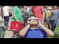 Thousands flock to MIT's campus to view the partial solar eclipse