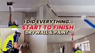 Big Rush To Finish Drywall & Get The House Painted In Time
