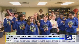 VIDEO: Phillips Prep students set to compete in national history competition