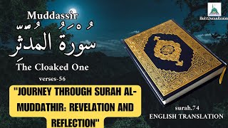 Surah-Al-Muddathir|Chapter-Cloaked one|English Translation|74th chapter #quranrecitation#holyquran