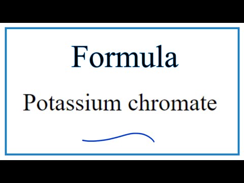 Video: Vad är formeln för litiumkromat?
